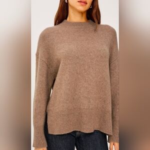 Babaton Classic Brown Crew Neck Sweater